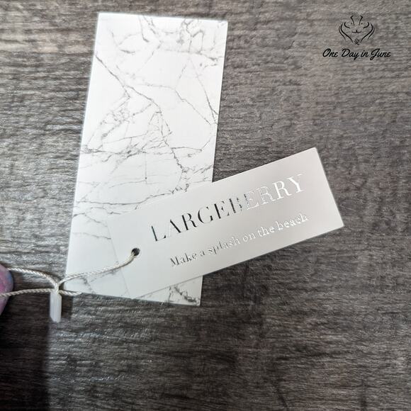 Largeberry Crop Top Bikini Swimsuit Size XL - Picture 2 of 4